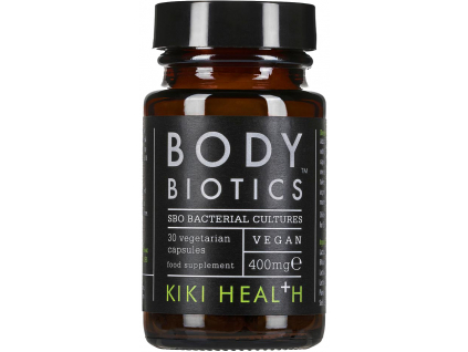 Kiki Health Body Biotics, 8 SBO bakteriálnych kmeňov, 400 mg, 30 vegán kapsúl 1