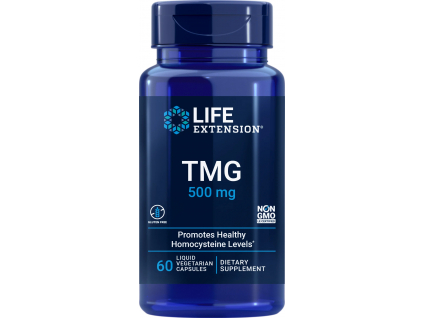 Life Extension TMG, Trimetylglycín, 500 mg, 60 tekutých rastlinných kapsúl