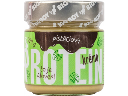 big boy proteín kremo pistaciovy proteínove pistaciovy krem 220g (2)