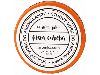 AROMKA Prírodný vonný vosk do aromalampy sójový, Litsea Cubeba, 35 g
