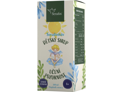 Serafin Serafínkov detský sirup Učenie a pozornosť, 200 ml