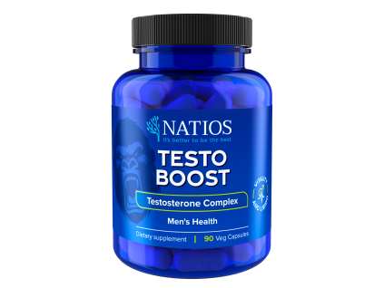 NATIOS TestoBoost, Komplex 11 zložiek, 90 vegánskych kapsúl
