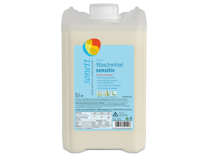 SONETT Prací gél na bielu a farebnú bielizeň Sensitive, 5 l