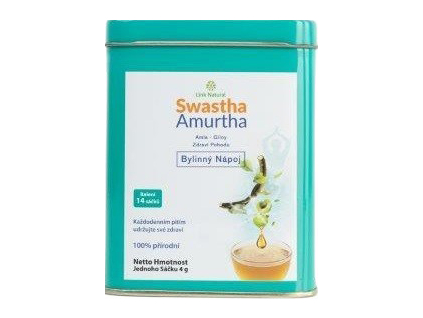 Link Natural Swastha Amurtha, 14 sáčkov (7x4g), Darčekové kovové balenie 1