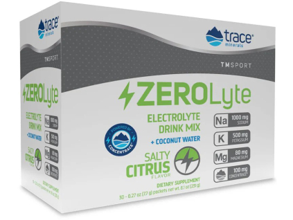 Trace Minerals ZEROLyte Salty Citrus, Elektrolyty - citrón, 231 g - 2. Akosť