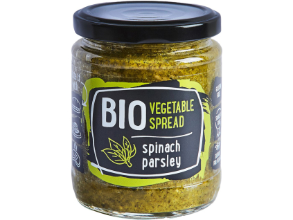 Rudolfs BIO Zeleninová nátierka so špenátom a petržlenom, 235 g
