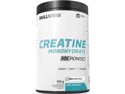 Skill Nutrition Micronised Creatine Monohydrate, Kreatín, Neochutený, 300 g