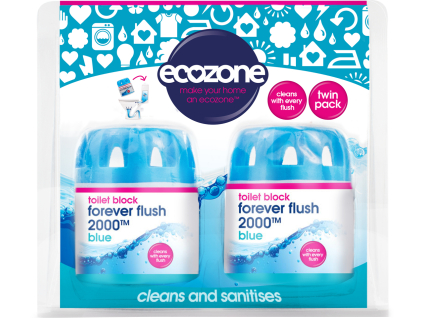Ecozone Osviežovač a čistič WC, Duo Pack