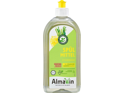 Almawin Prostriedok na riad, Citrónová tráva, 500 ml