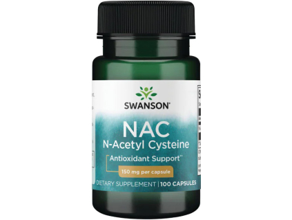 Swanson N-Acetyl Cysteine, NAC, 150 mg, 100 kapsúl