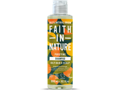Faith in Nature Prírodný šampón, Grapefruit & pomaranč, 300 ml