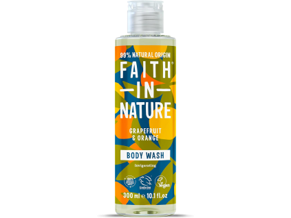 Faith in Nature Prírodný sprchový gél, Grapefruit & pomaranč, 300 ml