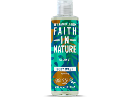 Faith in Nature Prírodný sprchový gél, Kokos, 300 ml