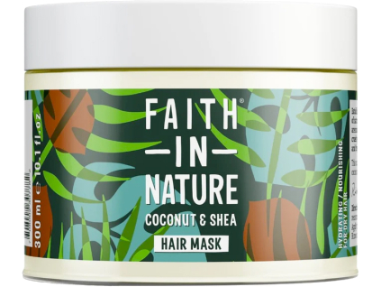 Faith in Nature Vlasová maska, Kokos a bambucké maslo, 300 ml