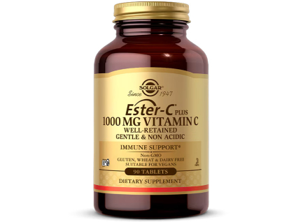 Solgar Ester-C Plus, Vitamín C, 1000 mg, 90 tabliet