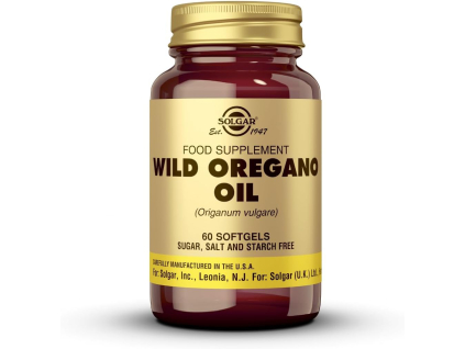 Solgar Wild Oregano Oil, Oreganový olej, 175 mg, 60 softgel kapsúl