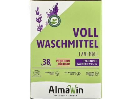 Almawin Prací prášek univerzální, Levandule, 2 kg 1