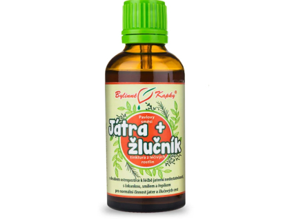 Bylinné kapky Pečeň a žlčník - tinktúra, 50 ml