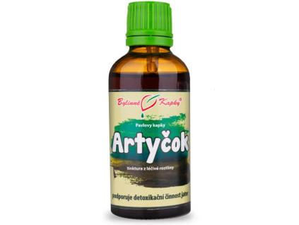 Bylinné kapky Artičoka - tinktúra, 50 ml