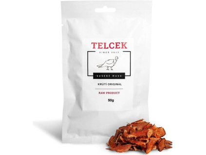 TELCEK Sušené morčacie mäso, original, 50 g