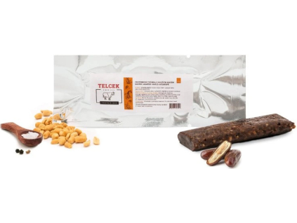 TELCEK Hovädzia proteínová tyčinka (hovädzie, arašidy, datle, soľ a korenie), 50 g
