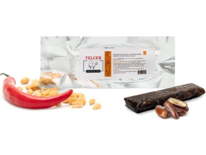 TELCEK Hovädzia proteínová tyčinka (hovädzie, arašidy, datle, chilli), 50 g