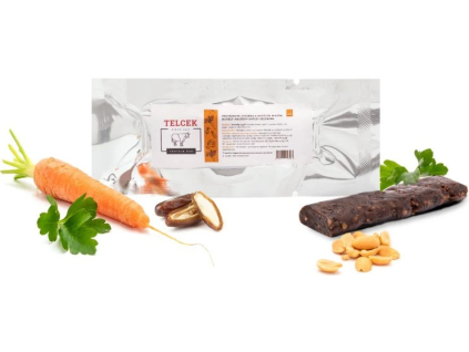 TELCEK Hovädzia proteínová tyčinka (hovädzie, arašidy, datle, sušená zelenina), 50 g