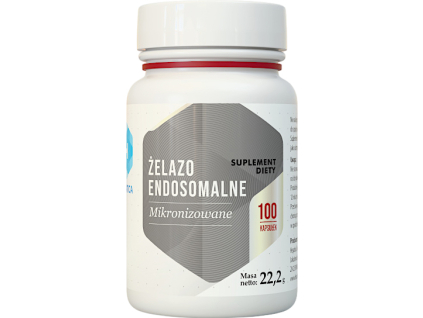 Hepatica Endosomal Iron, Endozomálne železo, 14 mg, 100 kapsúl