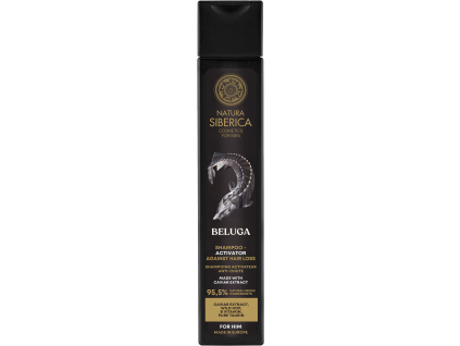Natura Siberica For Men Beluga, Hair Growth Shampoo-Activator, 250 ml  Šampón-aktivátor pre rast vlasov Beluga