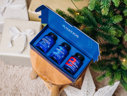 NATIOS x Zounar Daily Boost darčekový balíček  B-Complex, Betaglucan, Horčík Bisglycinát
