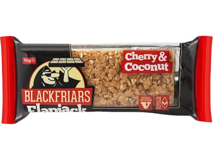 Blackfriars Flapjack Cherry & Coconut, Ovsená tyčinka, Čerešňa a kokos, 110 g