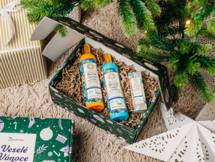 Vianočný balíček kozmetiky – Pre silné a žiarivé vlasy