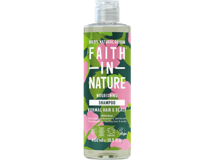 Faith in Nature Prírodný šampón, Divoká ruža, 300 ml