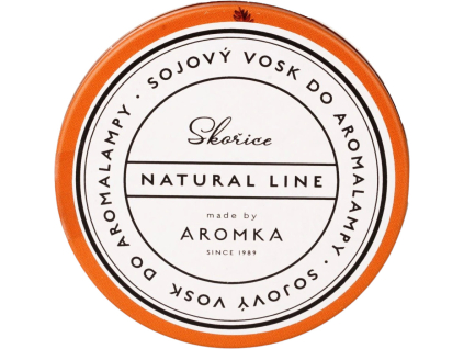 AROMKA Prírodný vonný vosk do aromalampy sójový, Škorica, 35 g
