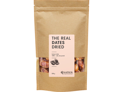 NATIOS Sušené datle, Celé bez kôstok, 500 g