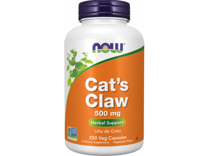 NOW FOODS Cat's Claw (Mačací pazúr), 500 mg, 250 rastlinných kapsúl