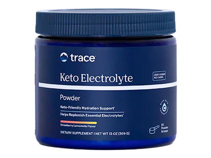 Trace Minerals Keto Electrolyte Powder, Keto elektrolyty - Jahoda, 369 g