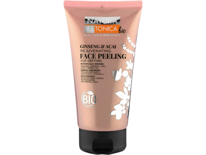 Natura Estonica Ginseng & Acai Rejuvenating Face Peeling, 150 ml  Omlazující peeling na obličej s ženšenem a acai