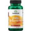 Swanson Daily B-Complex, Denný B-komplex, 100 rastlinných kapsúl