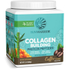 Sunwarrior Collagen Building Protein Peptides, Vegán, Káva s kofeínom, 500 g 2