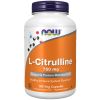 NOW FOODS L-Citrulline, 750 mg, 180 rastlinných kapsúl
