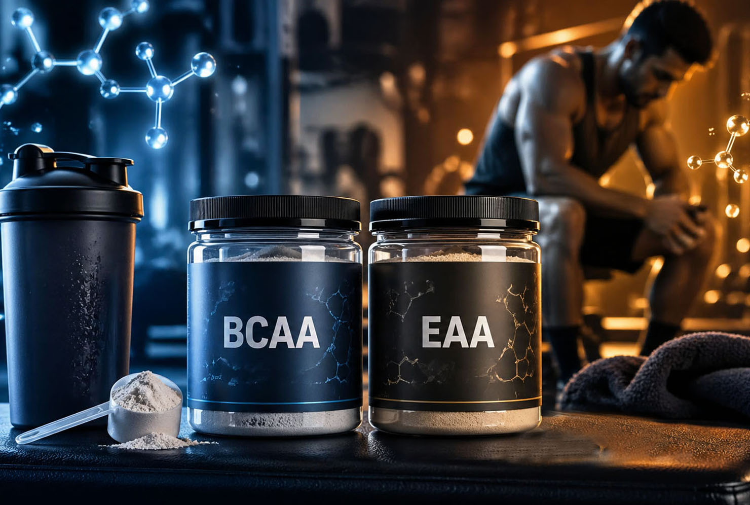 BCAA vs. EAA: průvodce světem aminokyselin pro trénink a regeneraci