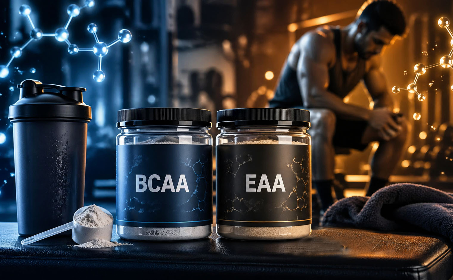 BCAA vs. EAA: průvodce světem aminokyselin pro trénink a regeneraci
