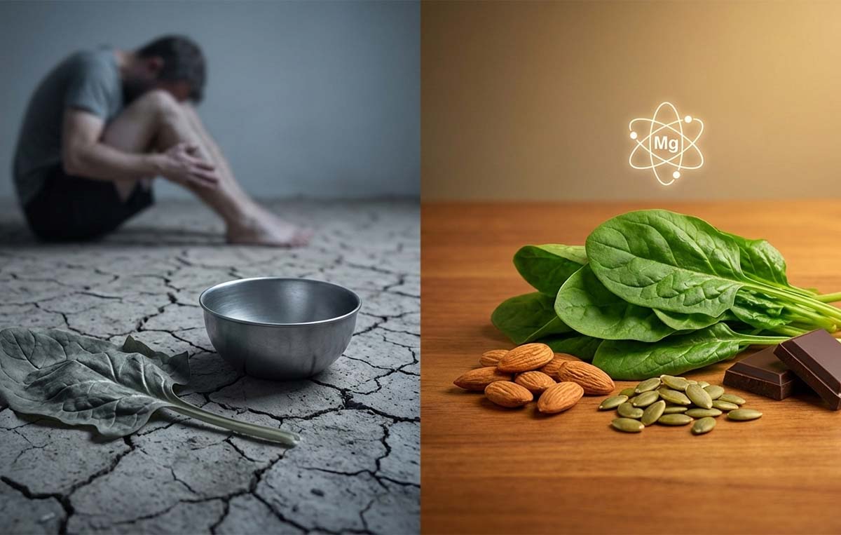 Nedostatek hořčíku: příznaky, účinky a jak ho poznat