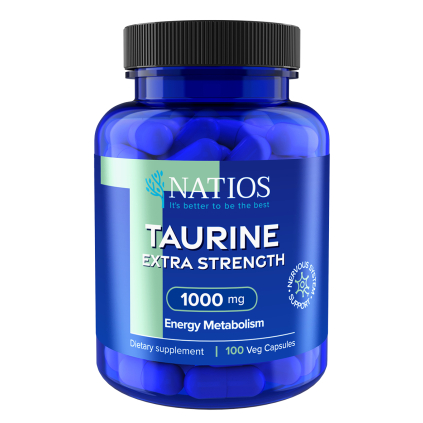 11502 1 natios taurine extra strength 1000 mg 100 veganskych kapsli 1