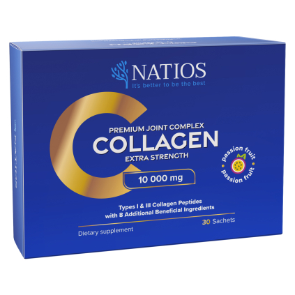 NATIOS Collagen Premium Joint Complex, Komplex na klouby, 10 000 mg, 30 sáčků 2
