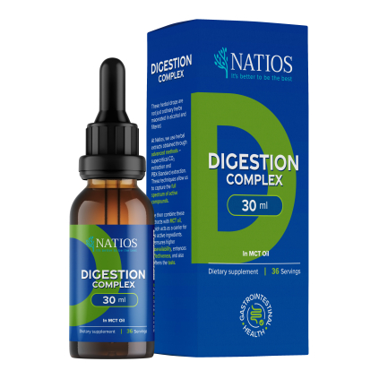 NATIOS Digestion Complex, Bylinné kapky v MCT oleji, 30 ml