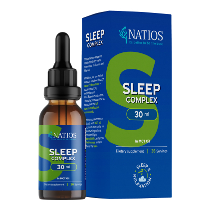 NATIOS Sleep Complex, Bylinné kapky v MCT oleji, 30 ml