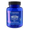NATIOS Iron Chelated Complex, Železo bisglycinát, 18 mg, 90 veganských kapslí