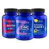 NATIOS Výhodné balení pro krásné vlasy, nehty a pleť  Biotin, Zinek, Vitamín C